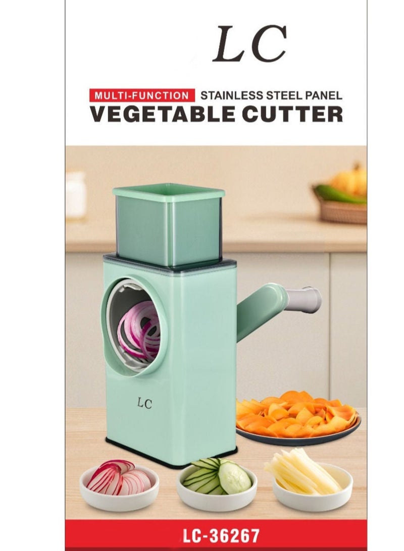 Multi Function Vegetable Cutter with Stainless Steel Panel Manual Slicer for Kitchen Use