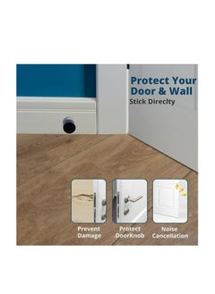 Oasisgalore 2-Pack Door Stops with Stickers, Self-Adhesive Door Stopper - Sound Dampening Door Bumpers for Home & Office Use  - Image 5