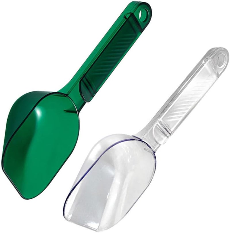 Generic 2Pcs Food Serving Scoops Scoop Rice Spoon Sealing Clip Disher Scoop for Baking Cooking - Image 1