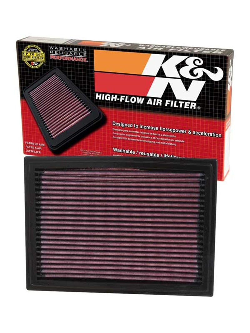 KN Engine Air Filter Reusable Clean Every 75000 Miles Washable Premium Replacement Car Air Filter Compatible with 20002012 FordMazdaMercury Escape Maverick Tribute Mariner 332187
