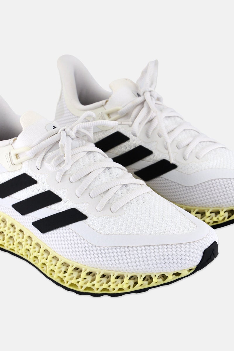 Adidas أحذية جري للرجال 4DFWD 2 مزودة بأربطة، بيضاء - Image 3
