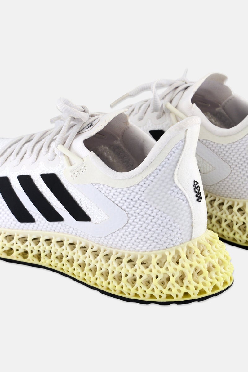 Adidas أحذية جري للرجال 4DFWD 2 مزودة بأربطة، بيضاء - Image 2