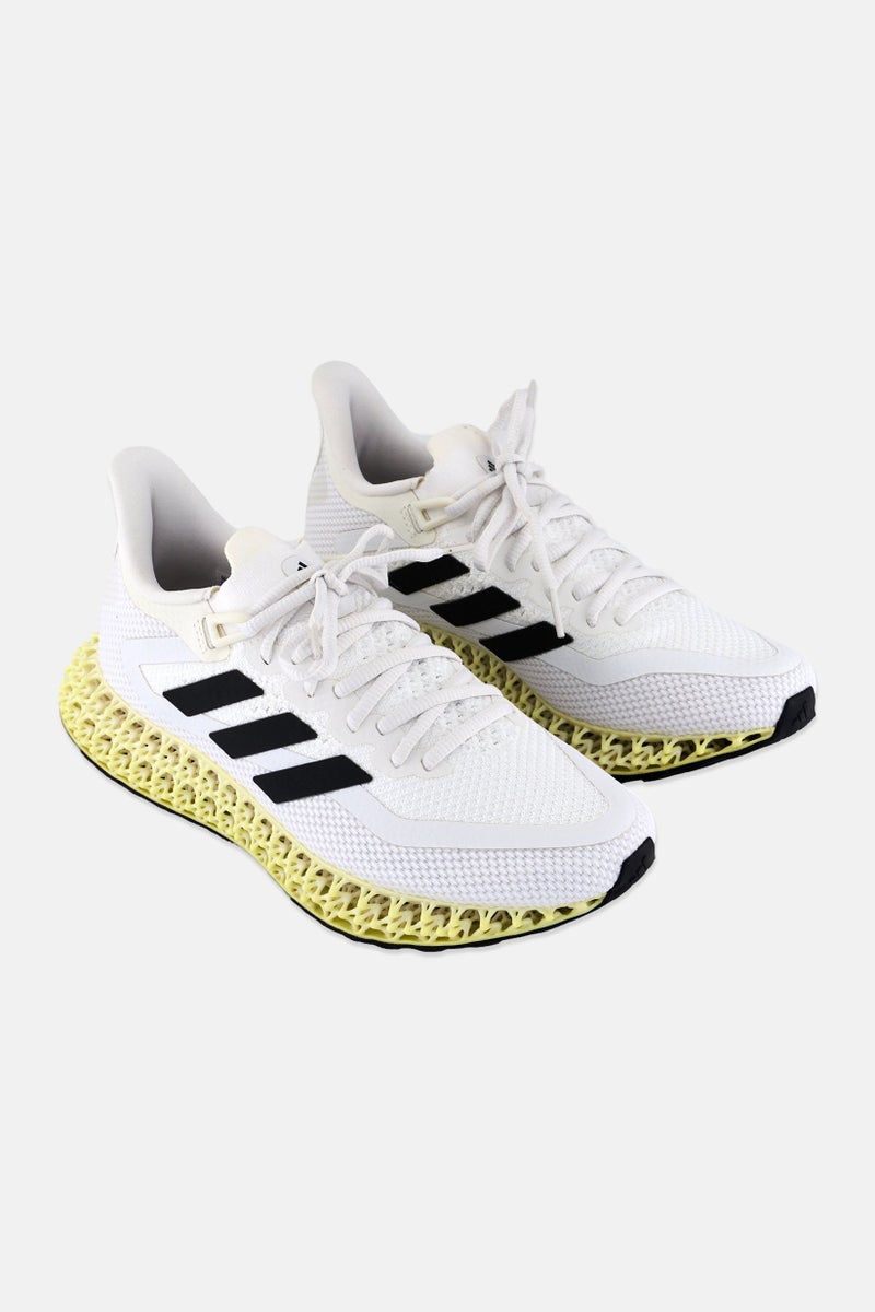 Adidas أحذية جري للرجال 4DFWD 2 مزودة بأربطة، بيضاء - Image 1