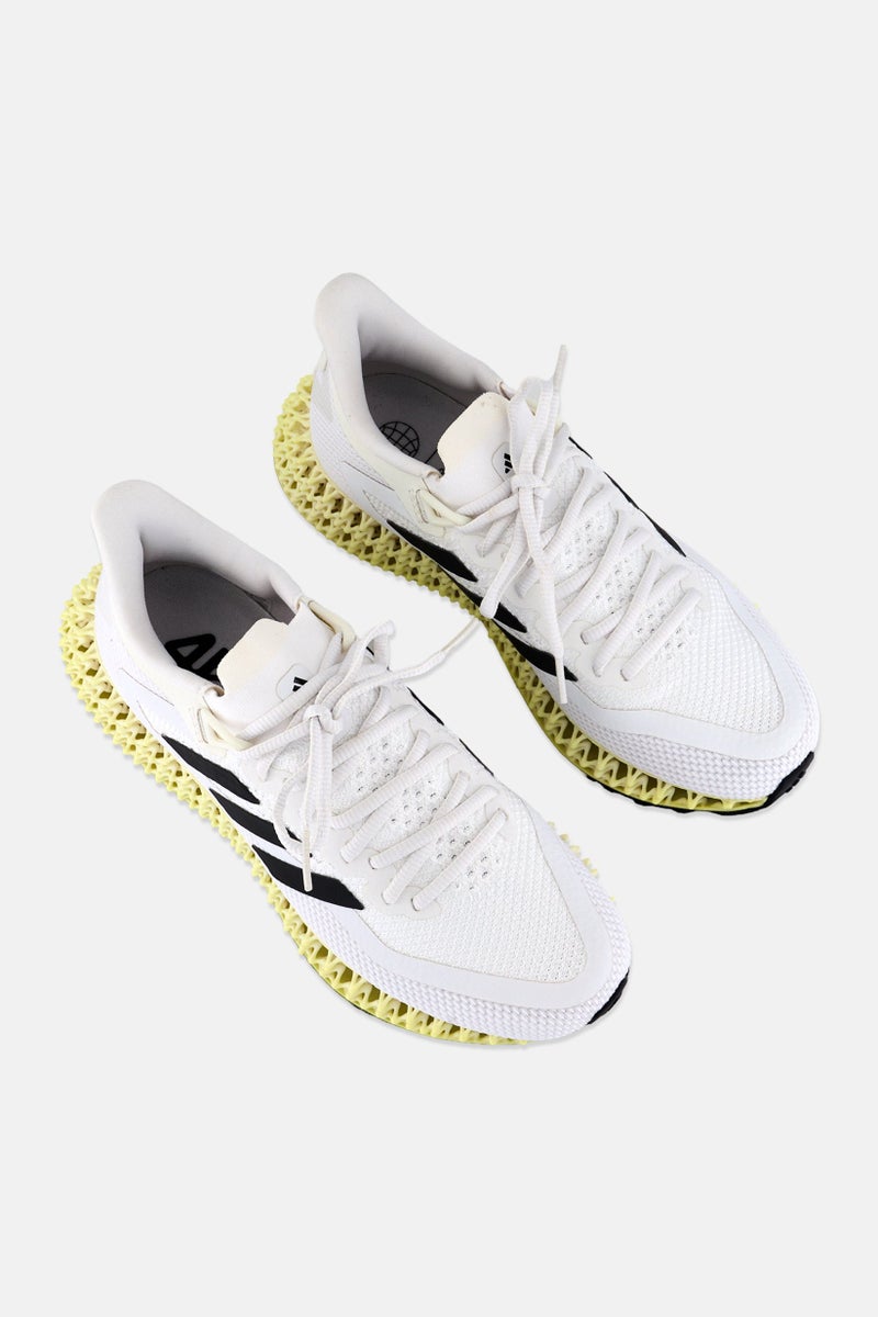 Adidas أحذية جري للرجال 4DFWD 2 مزودة بأربطة، بيضاء - Image 4