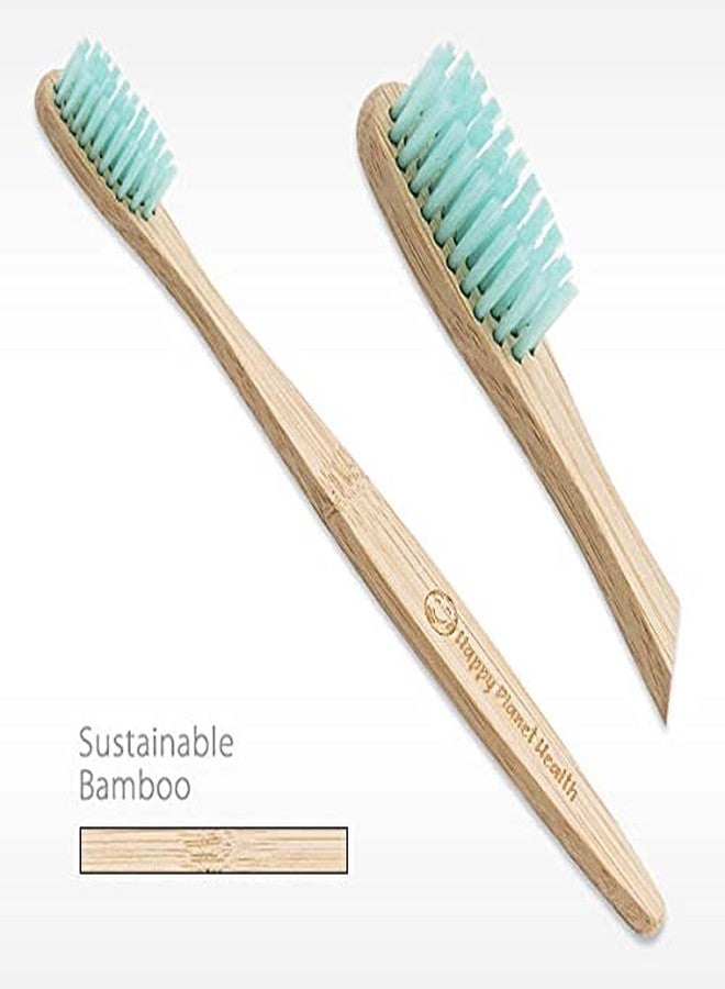 HDP Adult Bamboo Toothbrush Size:Pack of 8 with Bonus Color:Adult Bamboo - Image 3