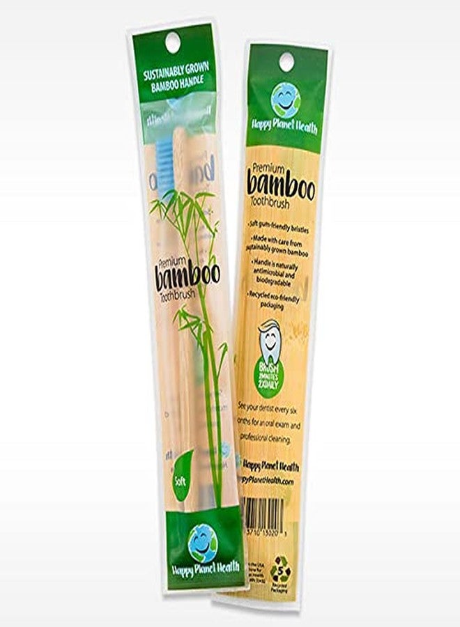 HDP Adult Bamboo Toothbrush Size:Pack of 8 with Bonus Color:Adult Bamboo - Image 2