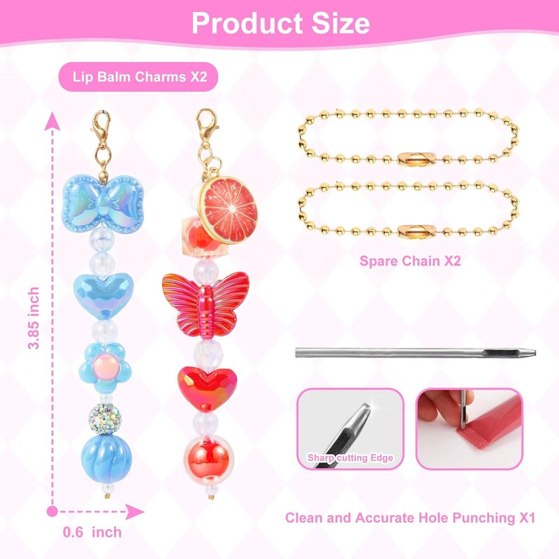 Limpskys Keychain Cap for Summer Fridays 0.5 oz Lip Balm, Fits Topicals 0.5 oz and e.l.f. Glow Reviver 0.52 oz Tubes – Lip Gloss Keychain (Lip Balm Not Included) - Image 2