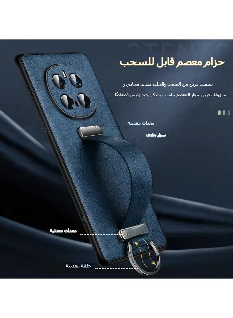 عام حافظة متوافقة مع حافظة هونور ماجيك 7 برو 5 جرام سوار معصم قابل للسحب حافظة جلدية محمولة مقاومة للصدمات غطاء واقي لهاتف هونور ماجيك 7 برو - Image 5