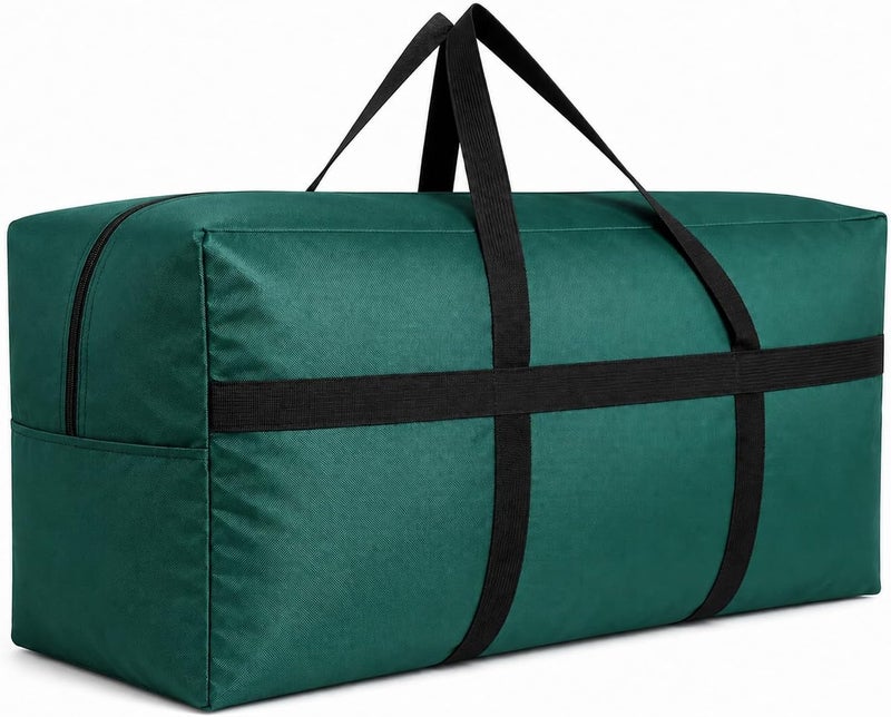 DoYiKe Extra Large Storage Duffle Bag for Travel, Foldable Oversized Giant Big Traveling Green Duffle Bag - Image 1