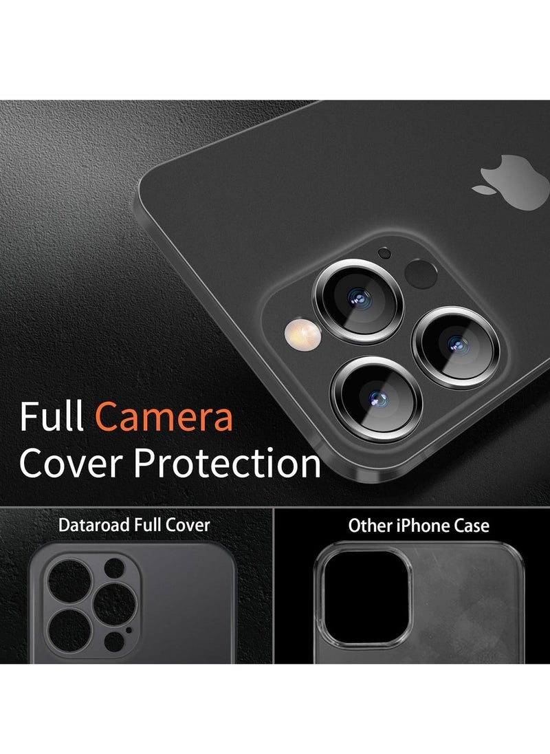 Raxoom iPhone 16 Pro Max Slim Case | 0.2mm Paper-Thin Lightweight Matte Finish | PP Back Protection | Anti-Fingerprint & Anti-Yellowing | Compatible with iPhone 16 Pro Max 6.9 Inch - Translucent Black - Image 3