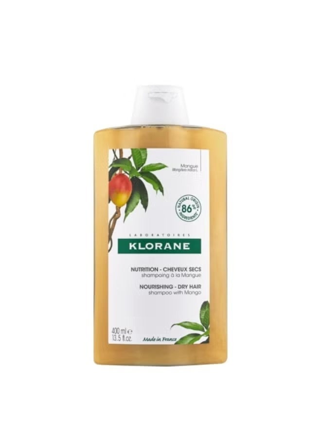 Klorane Nutrition - Dry Hair Mango Shampoo 400ml - Image 1