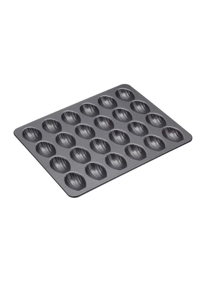 ماستر كلاس صينية خَبز ماديلين صغيرة أسود 27x21سم - Image 1
