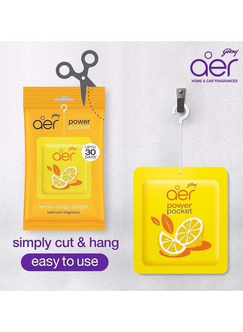 Godrej Aer Godrej Aer Power Pocket Bathroom Fragrance - Floral Delight pack of 6 - Image 5