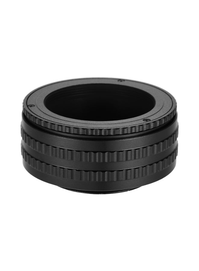 NIBEMINENT Lens Focusing Helicoid Adapter Ring Macro Extension Tube Black  - Image 2