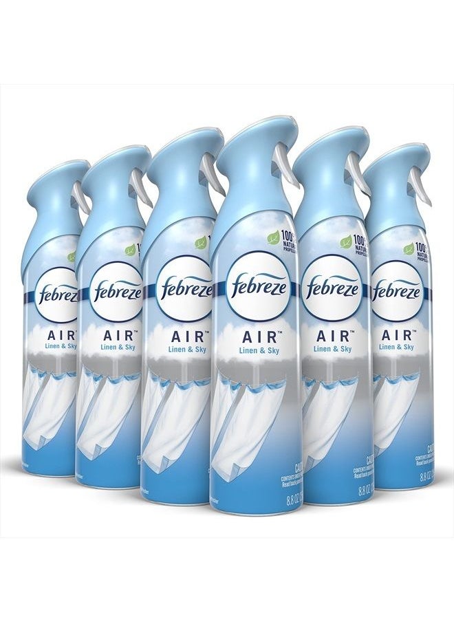febreze - AIR Effects Air Freshener Linen & Sky, 8.8 oz (Pack of 6) - Image 1