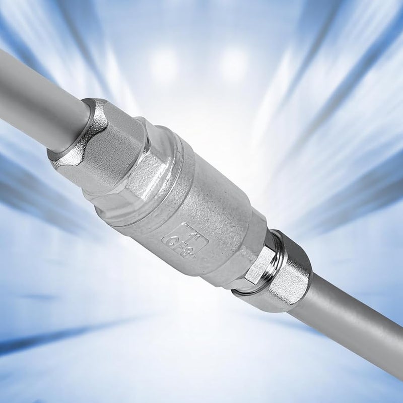 صمام فحص عمودي من الفولاذ المقاوم للصدأ 304 بوصة واحدة NPT، أحادي الاتجاه، محمل بنابض، تحكم في التدفق، أختام PTFE - Image 4