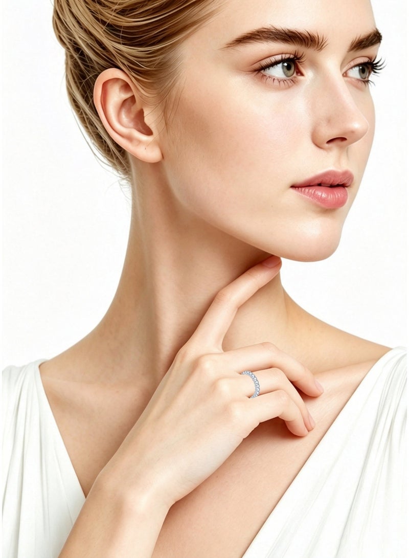 QUAINT Brilliant Moissanite Full Diamond Ring - Image 5