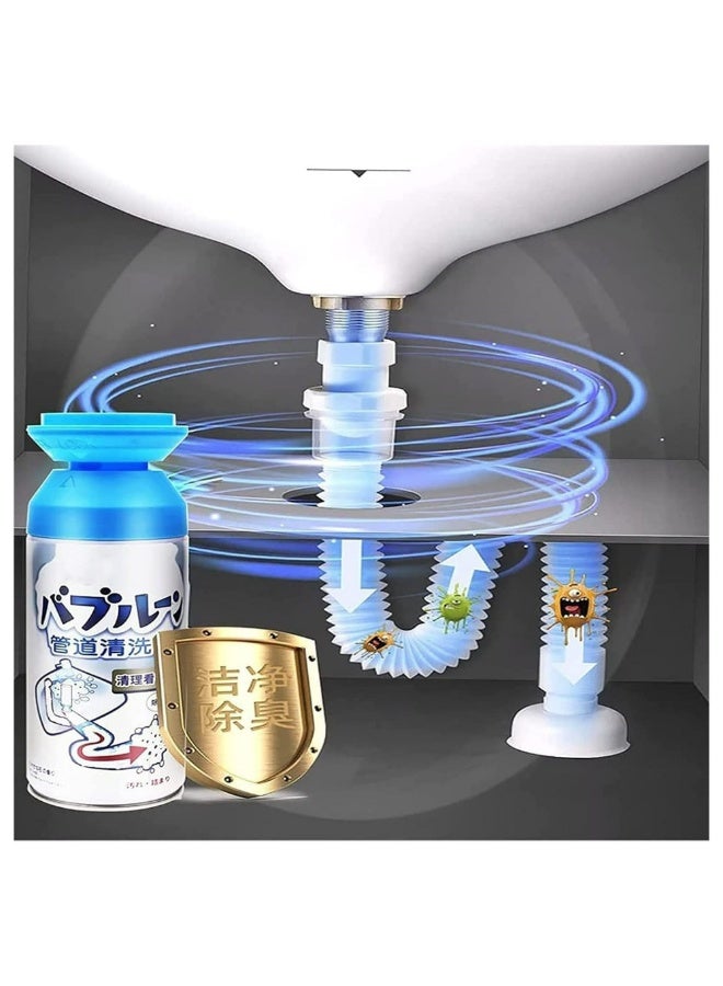 Attack منظف ومطهر رغوي فعال للمصارف والبالوعات – مزيل قوي للانسدادات والروائح (450 مل) - Image 4