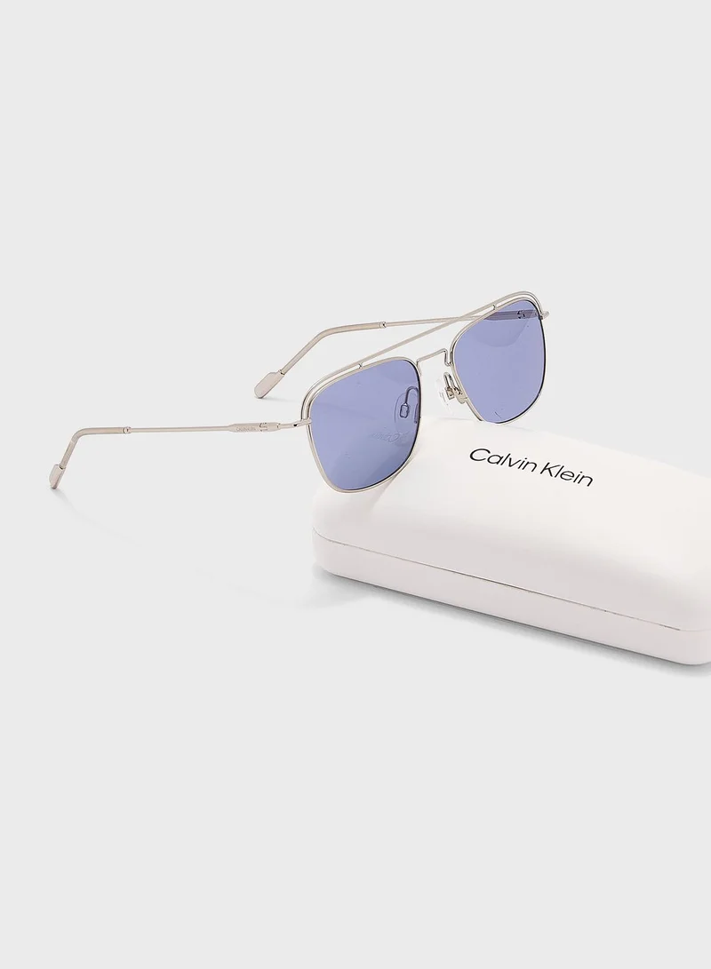 CALVIN KLEIN Aviator Sunglasses