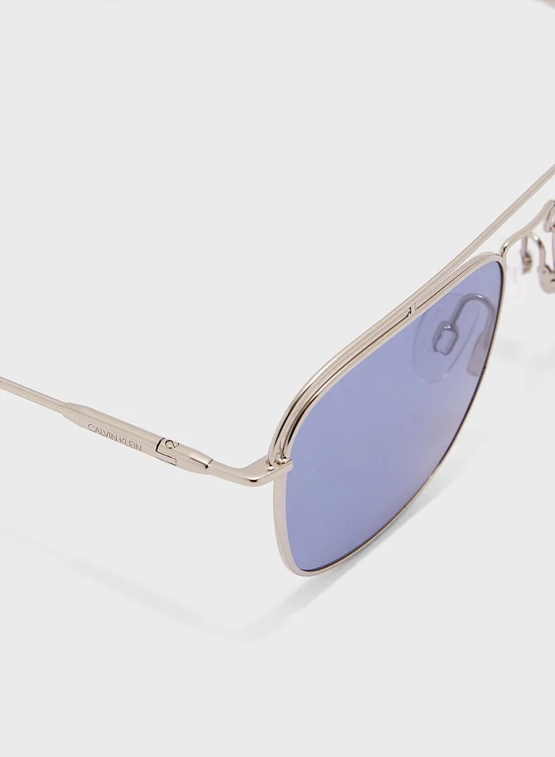 CALVIN KLEIN Aviator Sunglasses