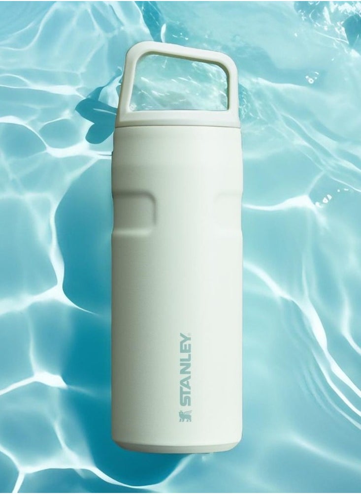 Stanley - Stanley ice flow water bottle with 473ml carrying cap with roll-up lid with wide opening and anti-leakage suitable for travel and sports- mist green - Image 1