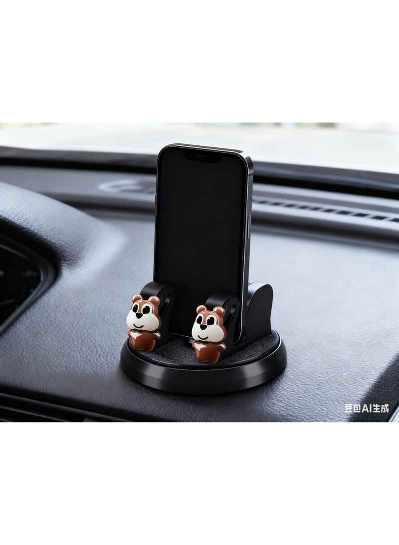 Magnetic Dashboard Car Mount Holder Squirrel - Image 3