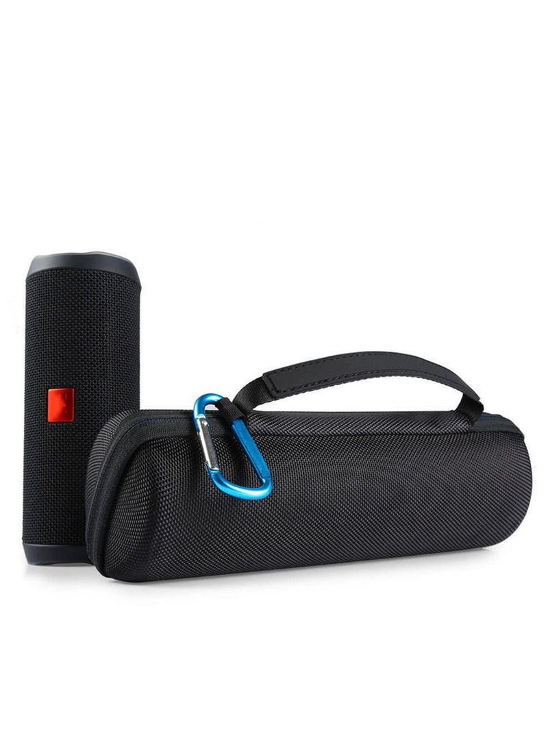 Generic Hard EVA Portable Carrying Case Hard Travel Case Protective Bag for JBL Flip 4/Flip 5/Flip 6 Waterproof Shockproof Wireless Bluetooth Speaker USB Plug and Cable (Only Case)  - Image 1