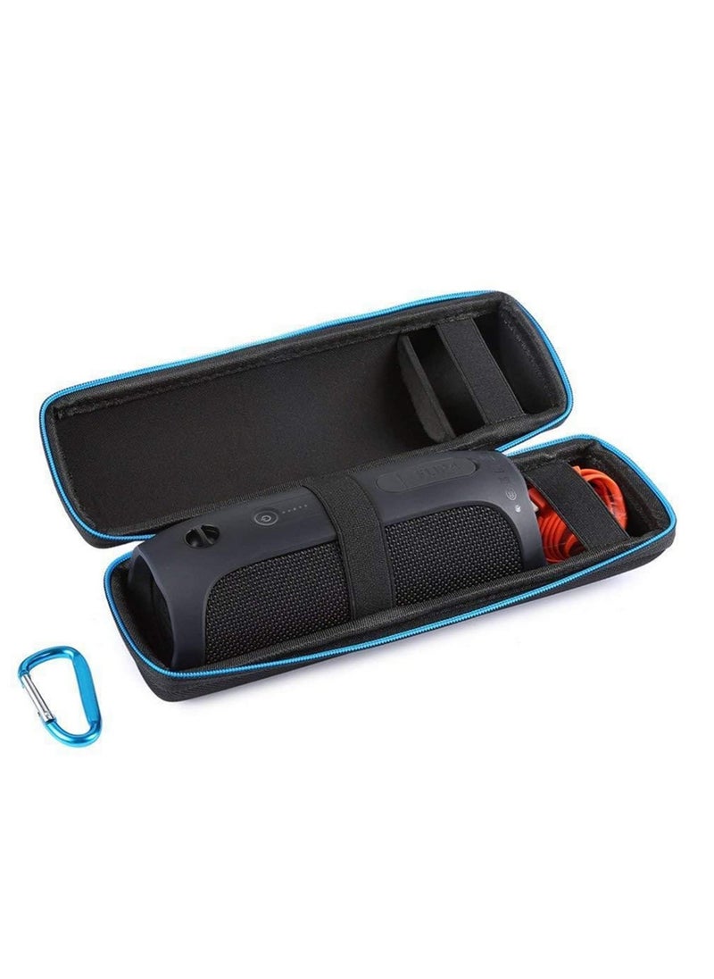 Generic Hard EVA Portable Carrying Case Hard Travel Case Protective Bag for JBL Flip 4/Flip 5/Flip 6 Waterproof Shockproof Wireless Bluetooth Speaker USB Plug and Cable (Only Case)  - Image 5