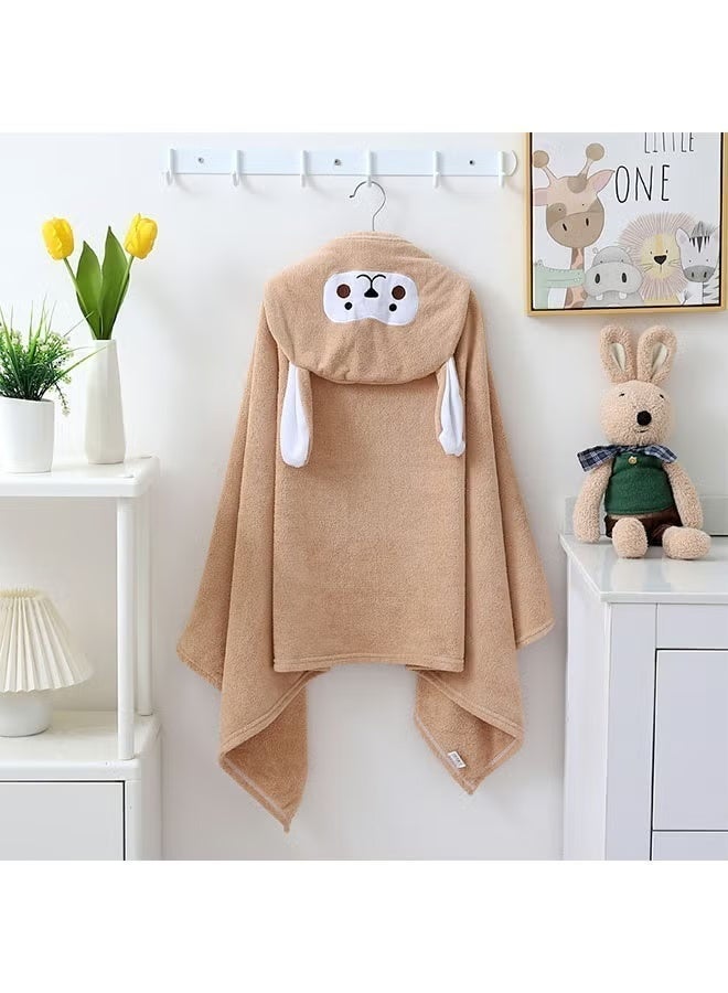 Vividorad Baby Bath Towel Hooded Towel for Kids Ultra Soft Thick Baby Bath Towels Hhighly Absorbent Hypoallergenic Coral Fleece Hooded Bath Towel Large Baby Towel Beach Towels Wrap For Boys Girls Newborn Essentials Suitable for Bath Pool Beach White - Image 3