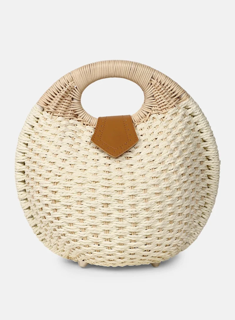 Haute Sauce The The Straw-Orb Hand Bag Hand Bag