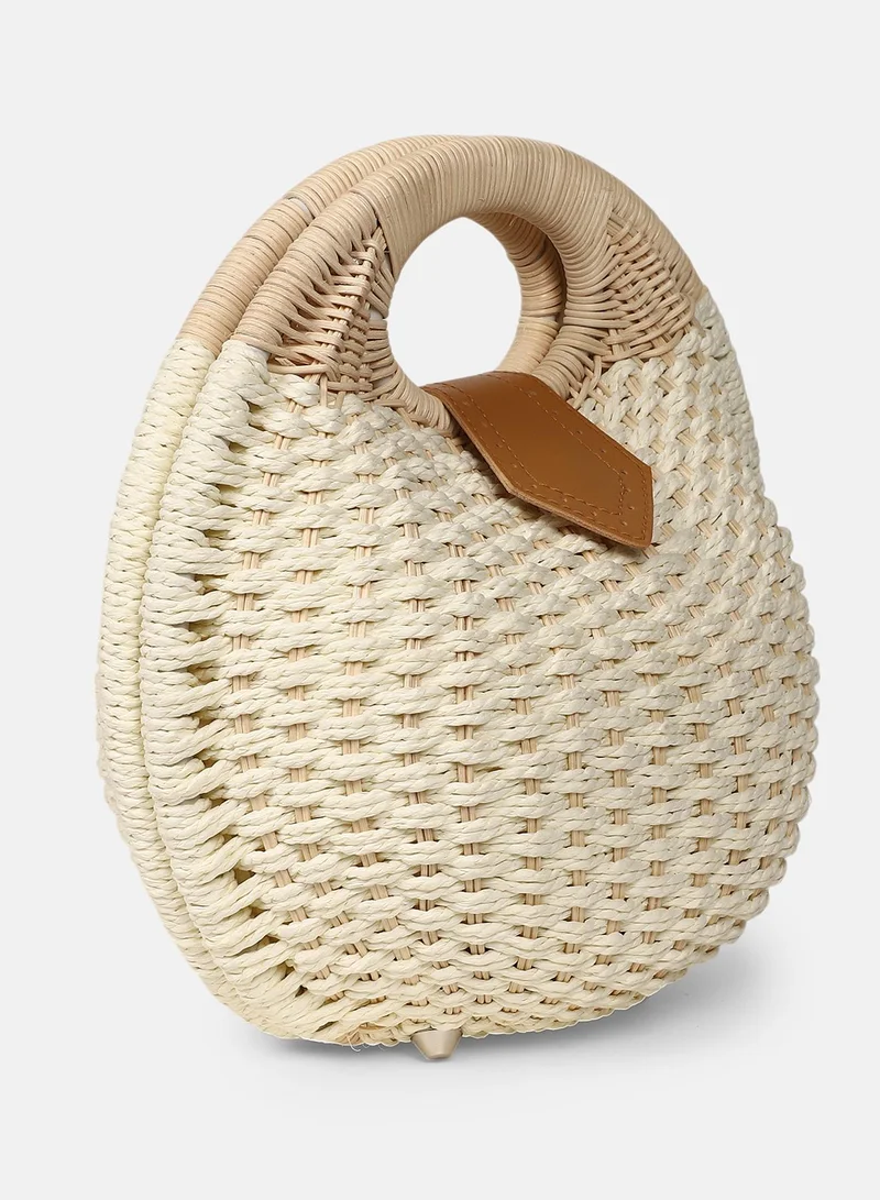 Haute Sauce The The Straw-Orb Hand Bag Hand Bag