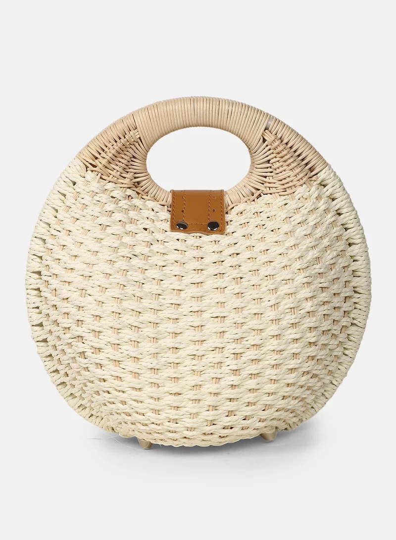 Haute Sauce The The Straw-Orb Hand Bag Hand Bag