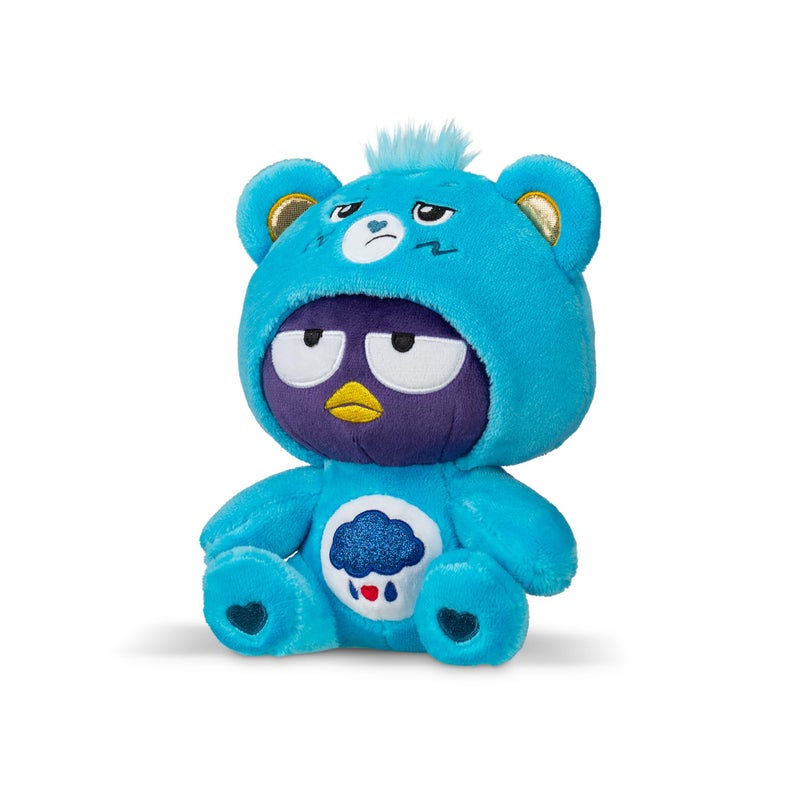 Care Bears دببة العناية - بادز-مارو مرتديًا زي دب غاضب 8" دمية محشوة بحجم صغير، زرقاء - ناعمة، قابلة للعناق أفضل صديق! - جيدة للفتيات والفتيان، الموظفين، الجامعين، الأعمار 4 وما فوق - Image 2