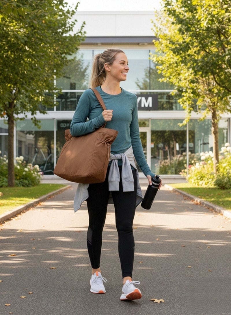 لولوليمون حقيبة رياضية من لولوليمون للنساء، مناسبة للرياضة واللياقة البدنية والسفر - Image 1