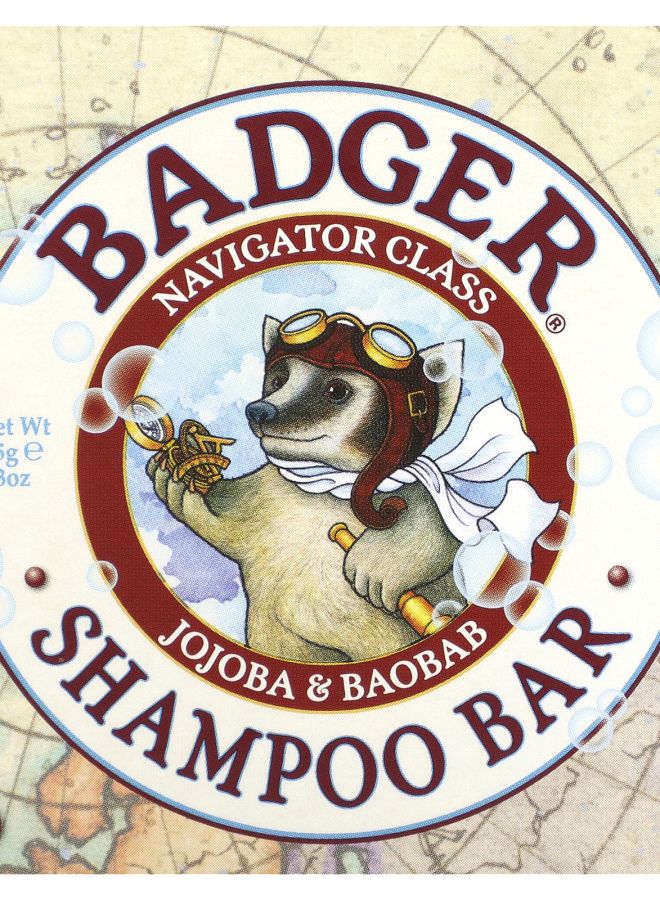 Badger Shampoo Bar Jojoba & Baobab 3 oz (85 g)
