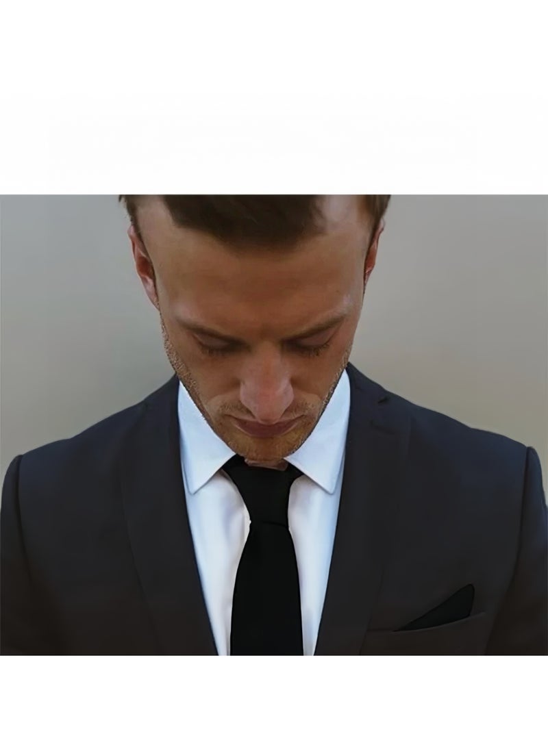 لي يوان ربطات للرجال مجموعة مع ربط الكفاد مربع الجيب ومقاطع ربطة - Image 5