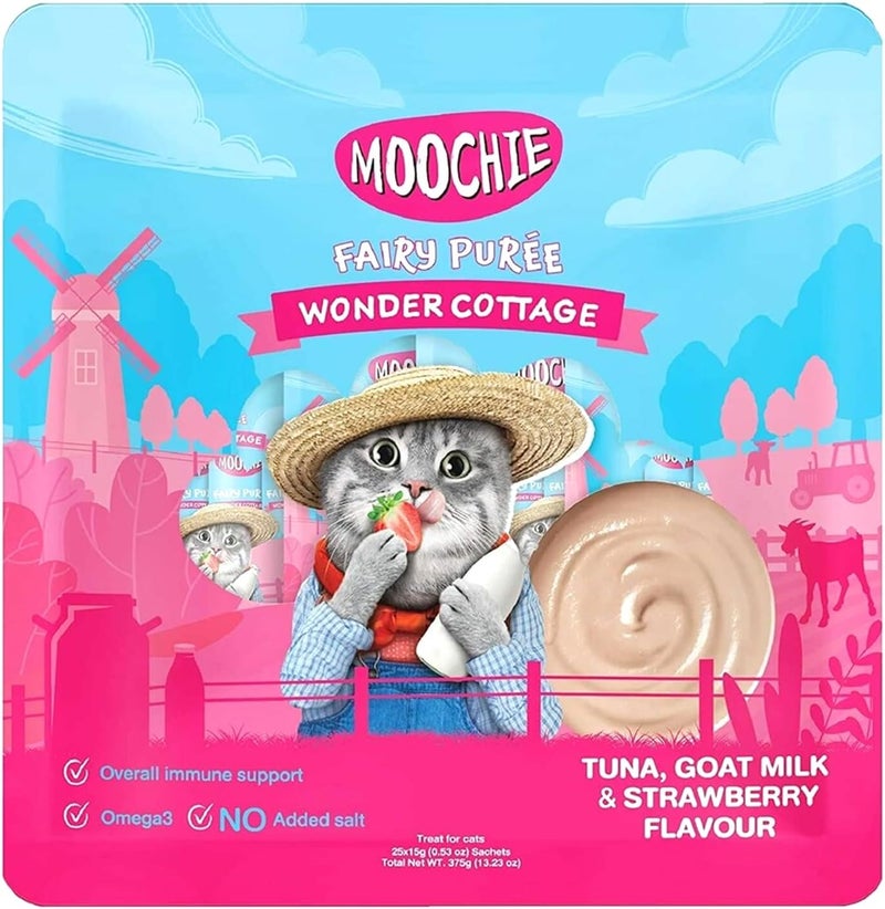 Diverse purchase plan Tuna Goat Milk and Strawberry Flavor Cat Treats 375 g Elegant upgraded practical design