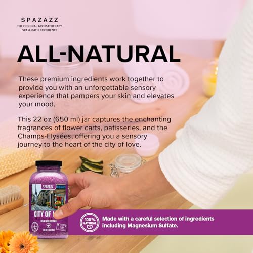 Spazazz SPZ-301 Paris City of Love Destination Crystals Container, 22 oz. - Image 5