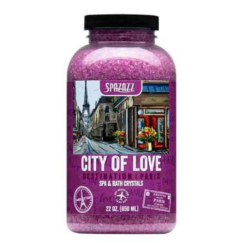 Spazazz SPZ-301 Paris City of Love Destination Crystals Container, 22 oz. - Image 1