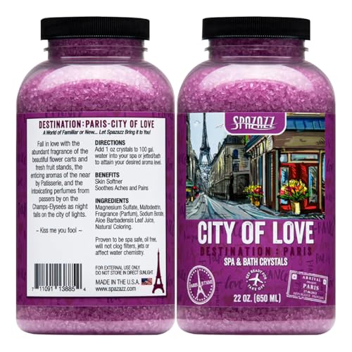 Spazazz SPZ-301 Paris City of Love Destination Crystals Container, 22 oz. - Image 2