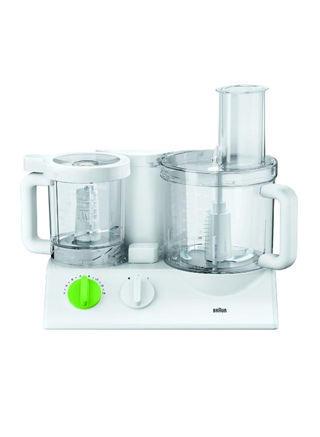 BRAUN Tribute Collection Food Processor 2 L 600 W FX 3030 White/Green - Image 1