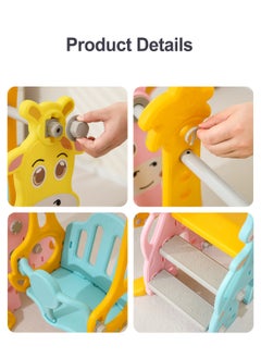 MaBaby Children's Slide Kids Slide with Basketball Hoop Indoor Home Multi-Function Combination Folding Toys Baby Slide For Boys and Girls  - Image 4