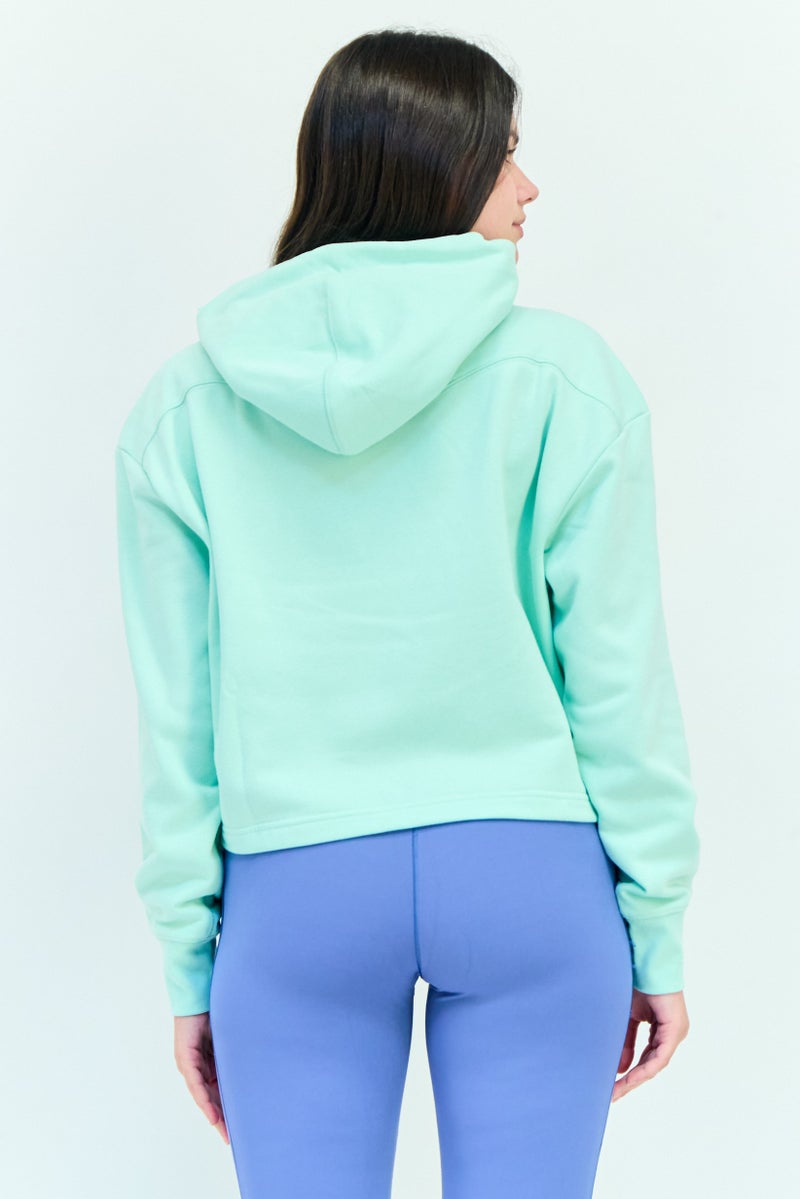 Hoka Women Sportswear Fit Outdoor Hoodie, Lime Green - Image 3
