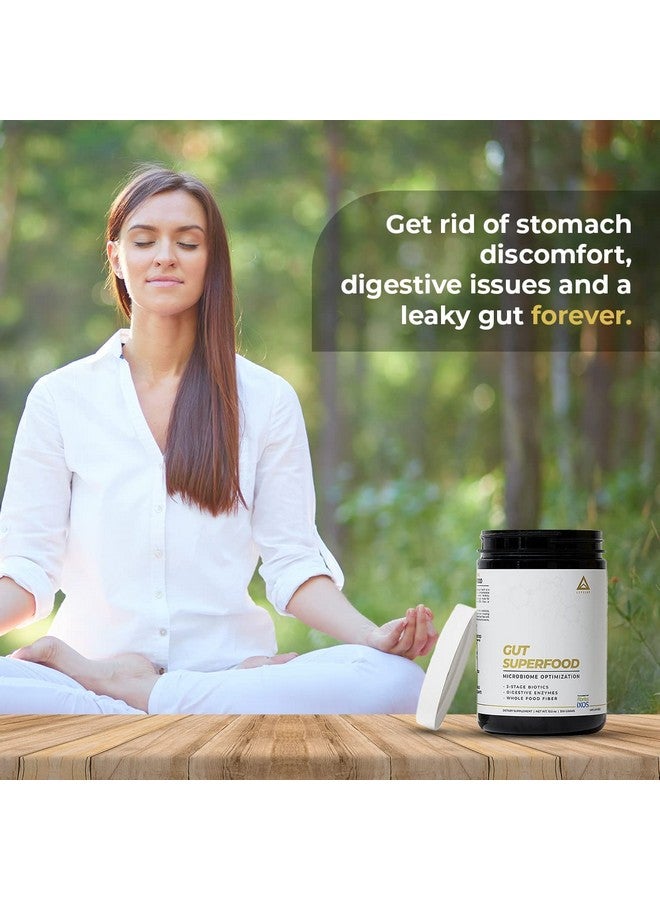LevelUp Gut Superfood Fiber Supplement For Leaky Gut Digestive Problems Stomach Discomfort Prebiotic Probiotic Postbiotic Xos Supplement Gluten Free No Additives Total Gut Health (Unflavored) - Image 5