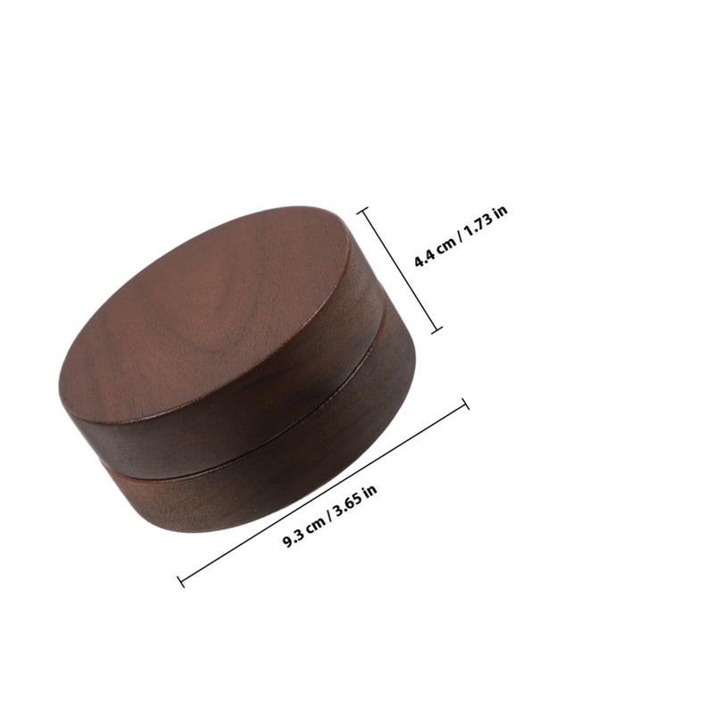 Stainless Steel Round Ashtray For Home Office Bar Desktop Fire Prevention Black - Image 3