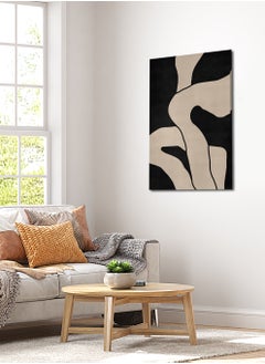 LOWHA Canvas Wall Art Stretched Over Wooden Frame with Abstract Painting  - Image 2