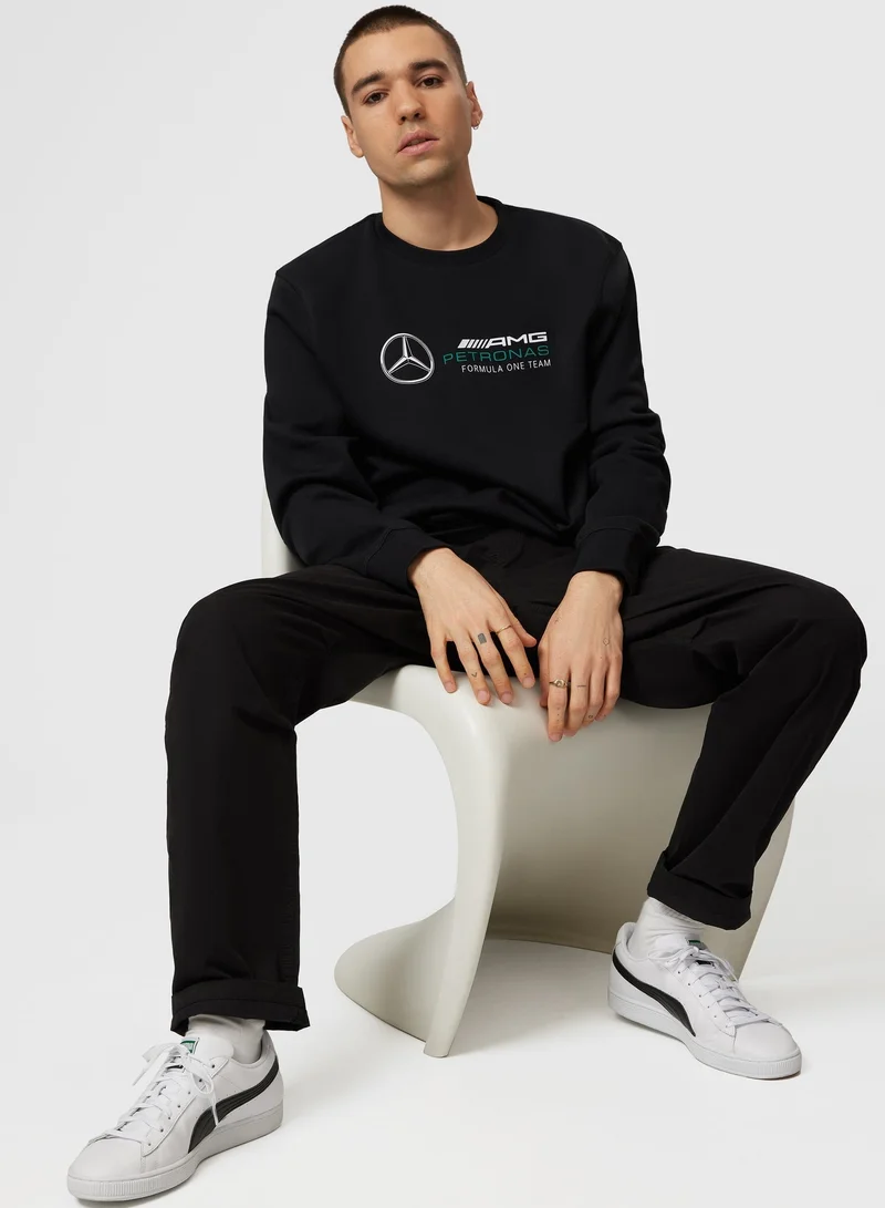 AMG Petronas Formula 1 Team  Mercedes AMG Petronas F1 Logo Sweatshirt for Men | Best Price UAE