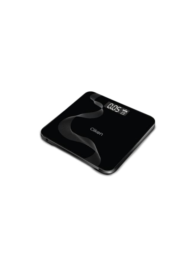 Clikon - Tempered Glass Digital Bathroom Scale, Automatic On/Off Zero Operation, Overload & Low Battery Indicator - CK4017 - Image 2