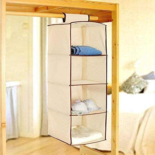DR Mall Nirva 4 Pockets Wardrobe Door Wall Mounted Clothing Underware Hanging Storage Bag Multi Colour - Image 5