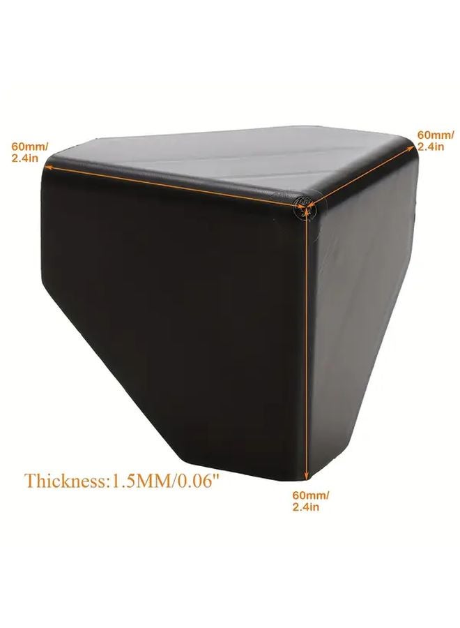 Heavy Duty Black Plastic Corner Guards 60x1 5mm 200pcs For Box Protection - Image 3